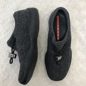 Prada sport slip on sneakers